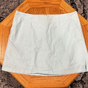 *LADY HAGEN* Sky Blue x White Skort w/ Pockets Size 12